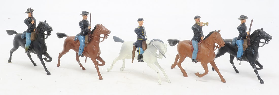 Britains set #2056, Union Cavalry with officer (1 of 1)