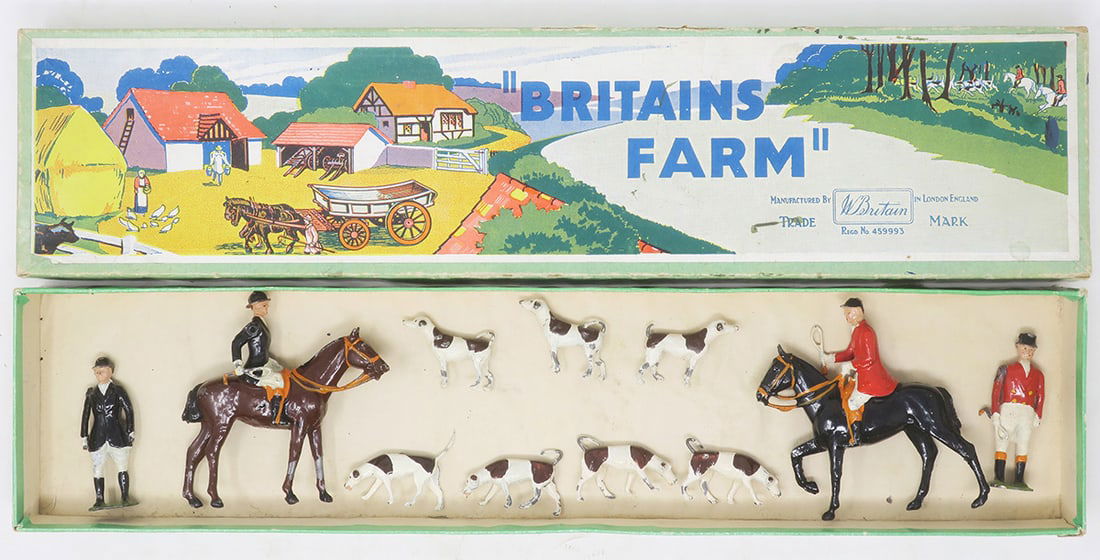 Britains set #1446, Hunt series in original box, (1 of 1)