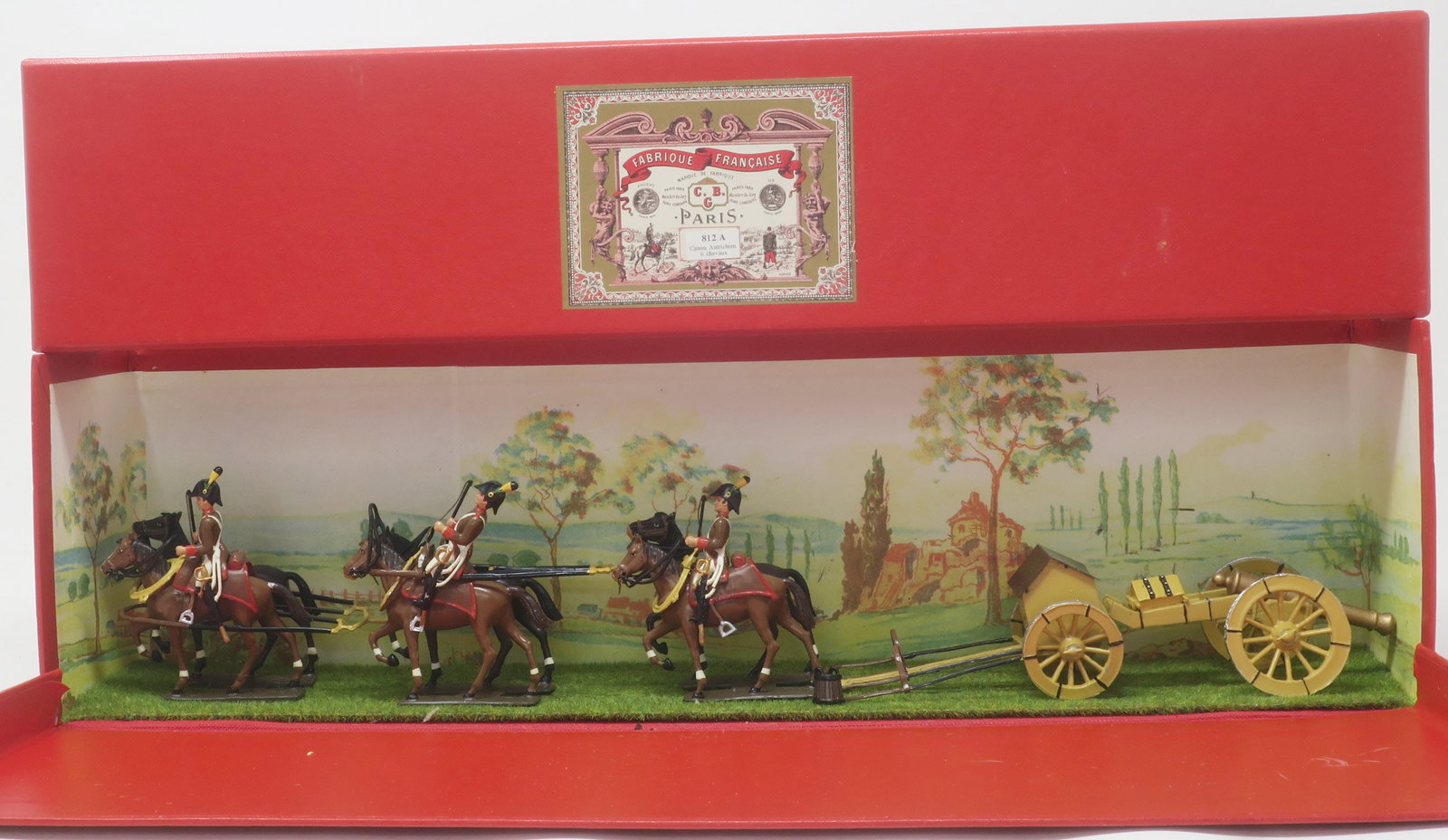 CBG Mignot, Artillerie Autrichiene with cannon: in original box, very good; box good, 11 pieces, (c. 1980)