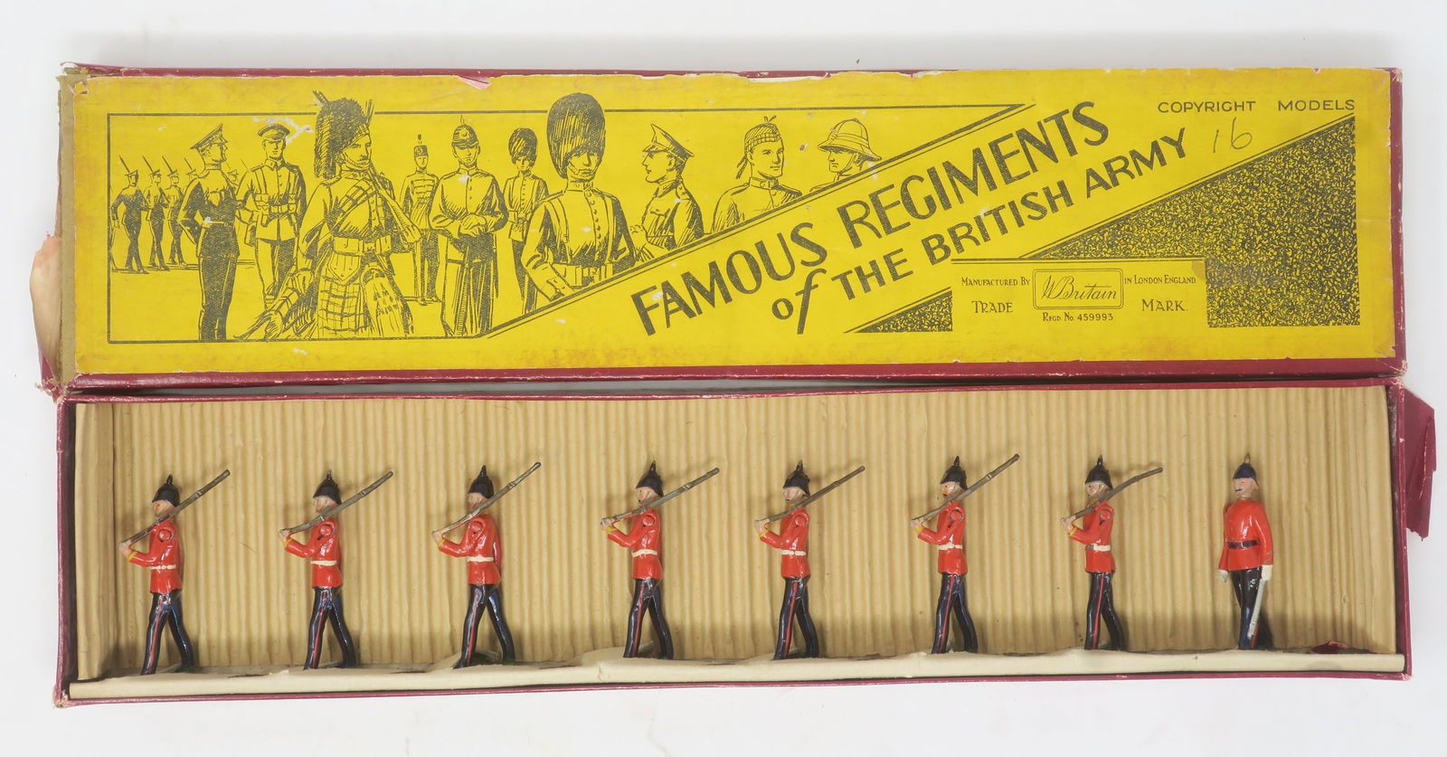 Britains set #1590, Border Regiment, (1 of 1)