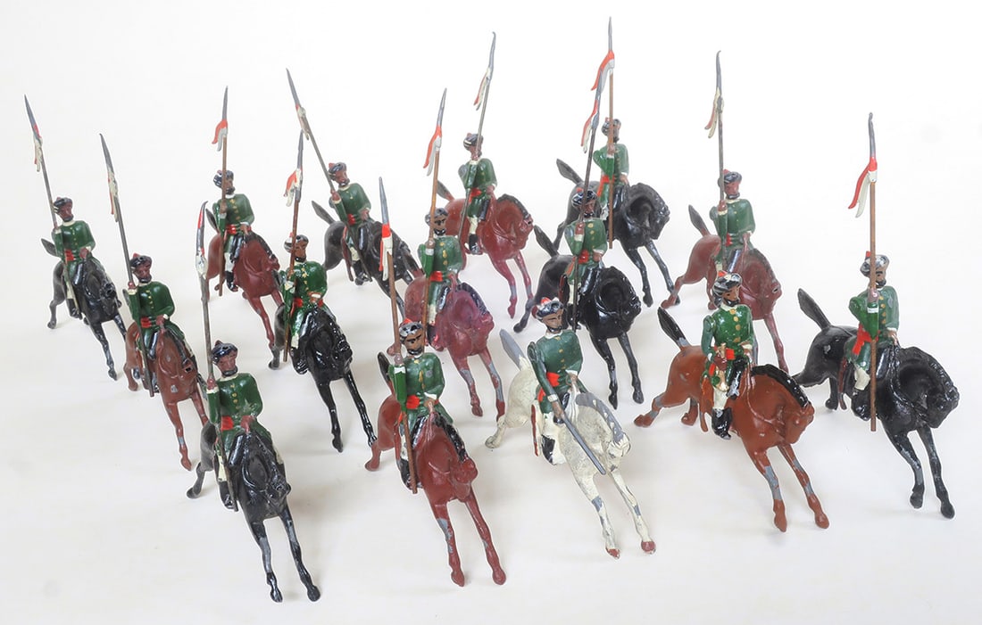 Britains set #60, Bombay Lancers with officer (1 of 1)
