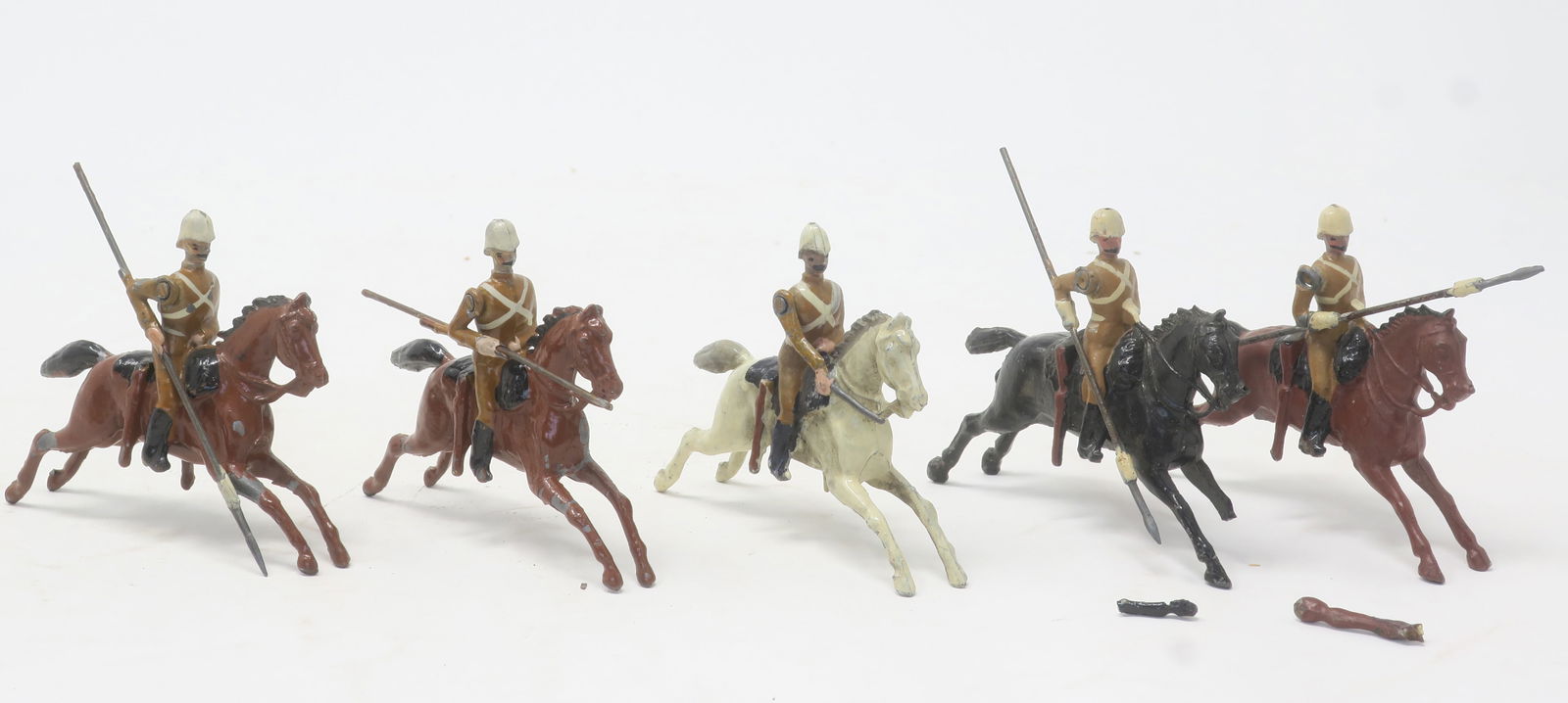 Britains set #94, 21st Lancers, rocking horses (1 of 1)