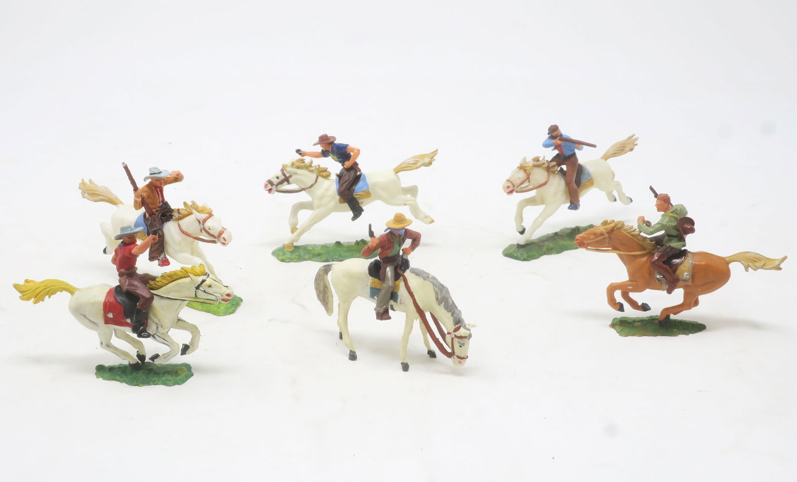 Elastolin,  mounted cowboys, (1 of 1)
