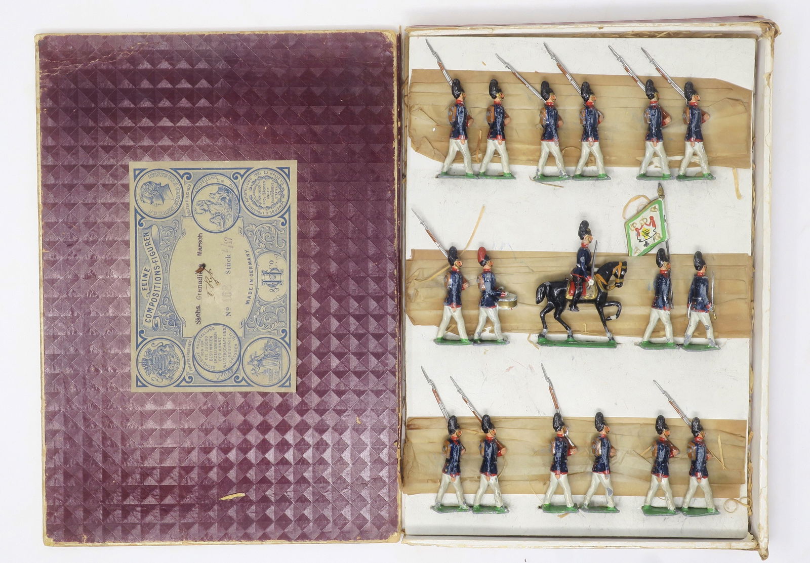 Heyde,  Saxon Grenadiers marching boxed (1 of 1)
