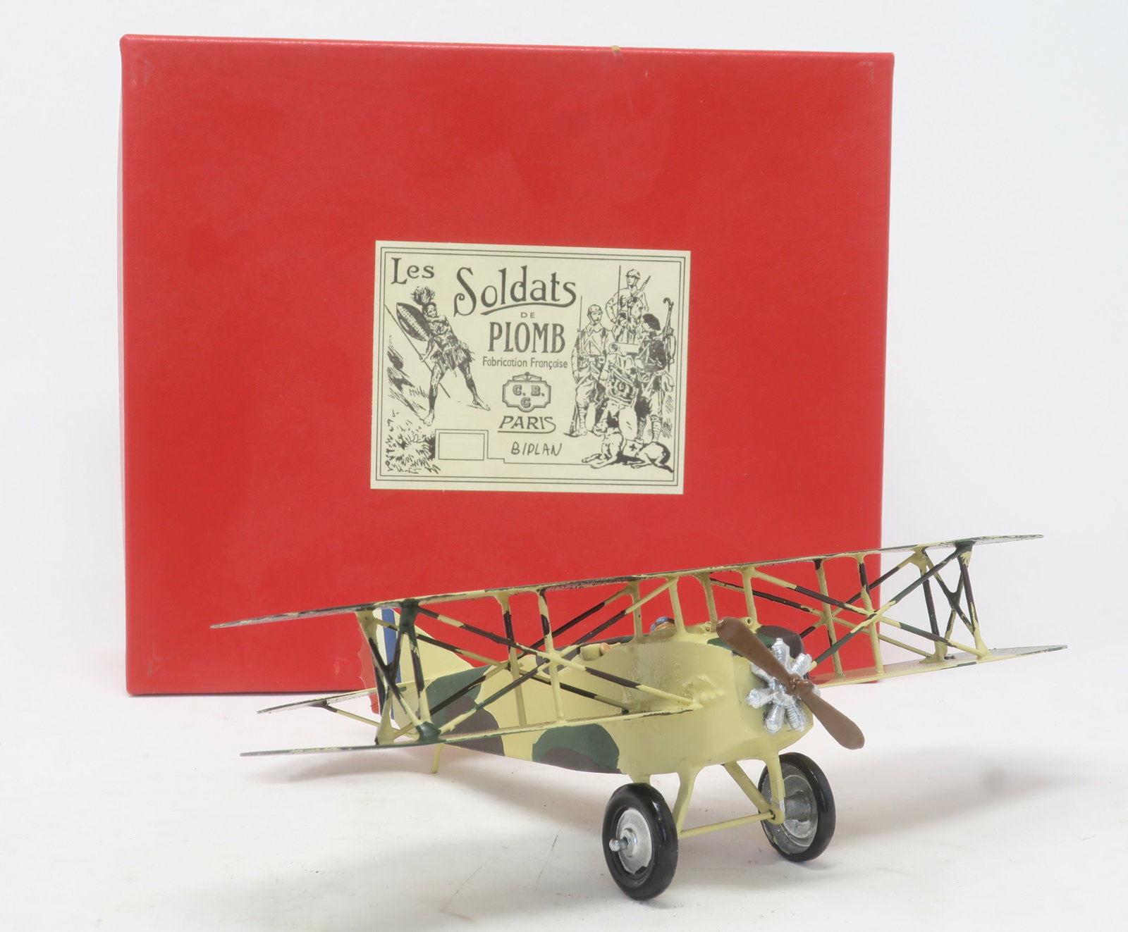 CBG Mignot, Biplane (Spad): in original box, mint, 3 pieces, (c. 1980)