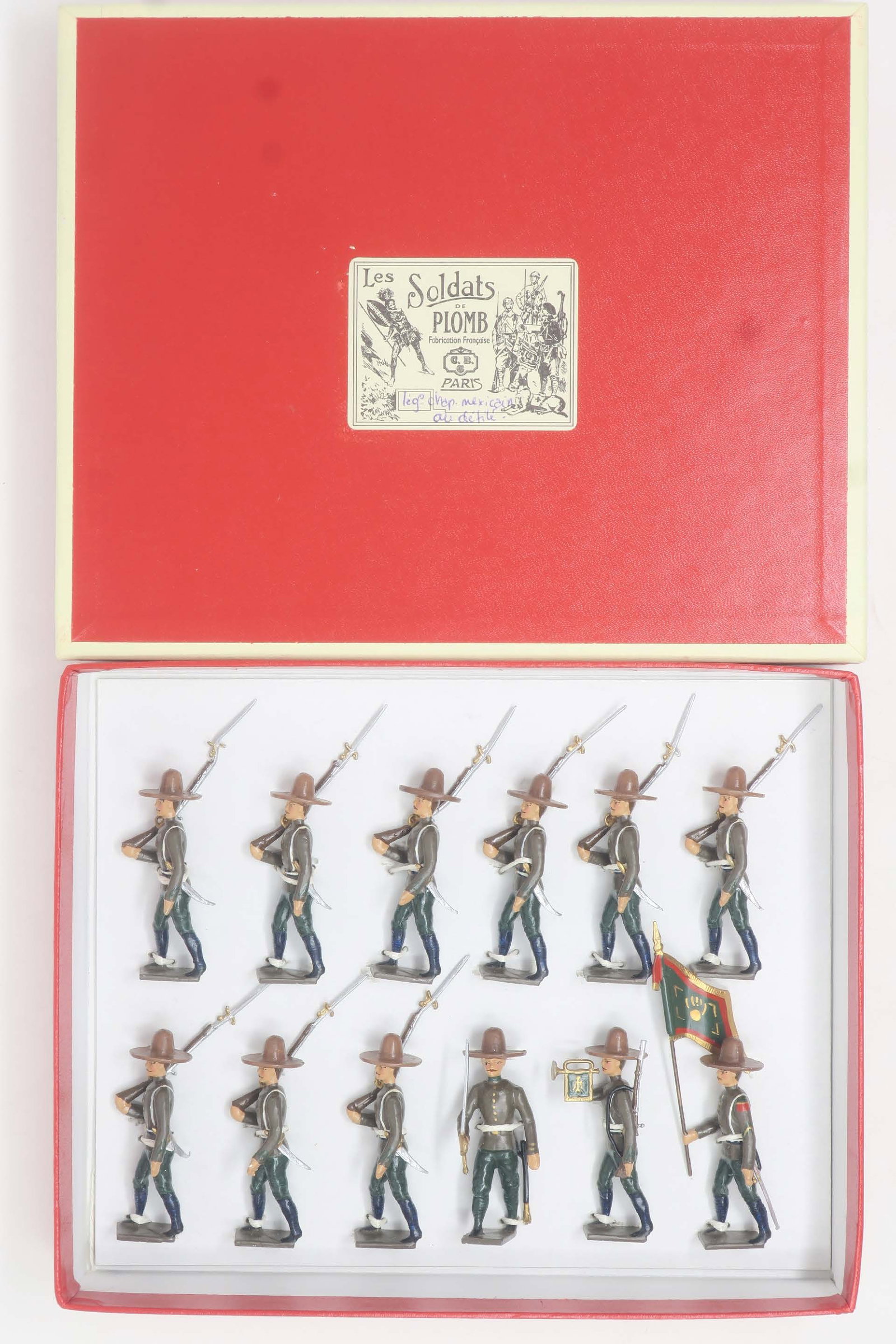 CBG Mignot Mexicans: in original box, very good, box good, 12 pieces, (c. 1980)