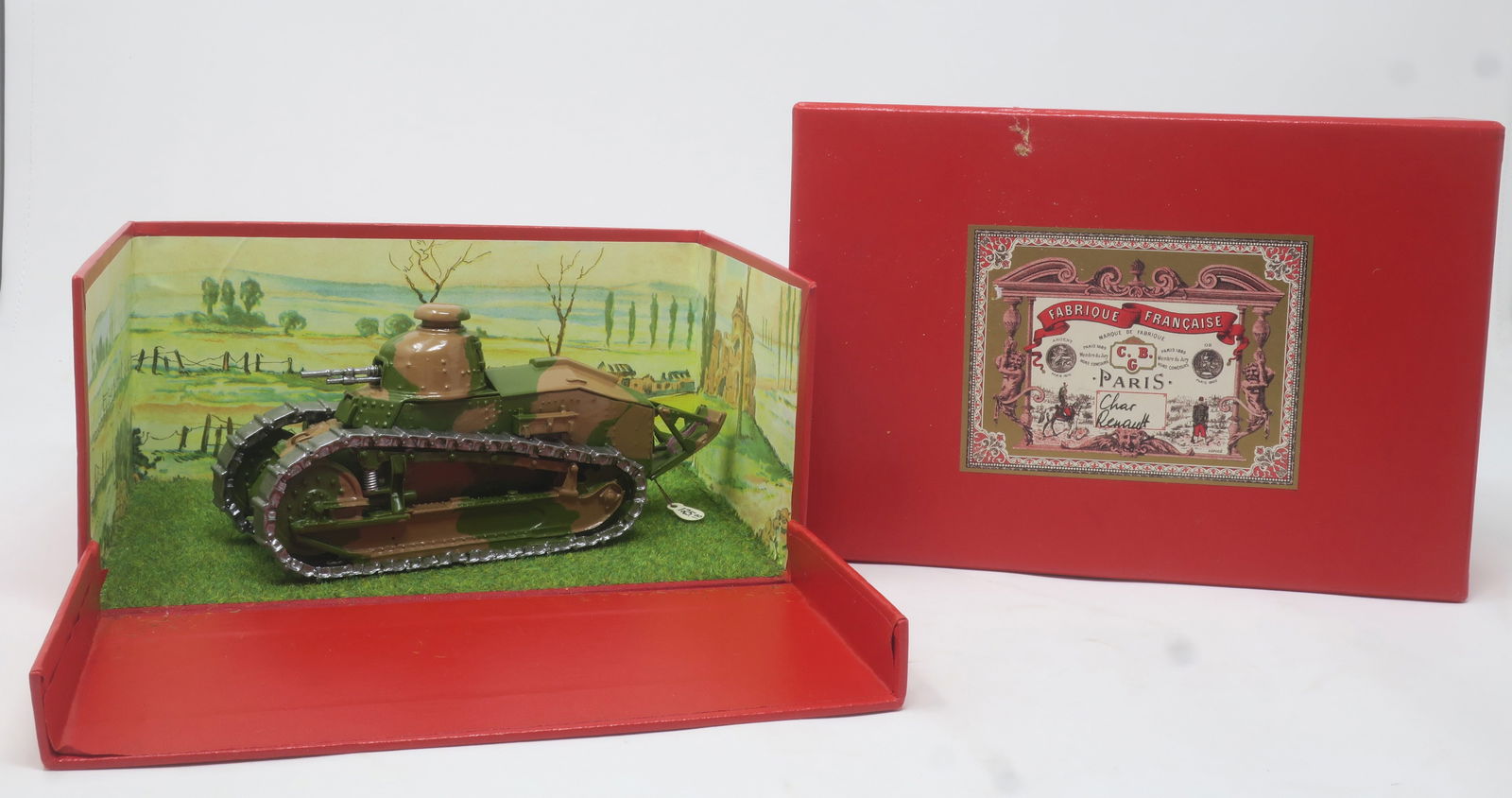 CBG Mignot Renault tank  in original box (1 of 1)