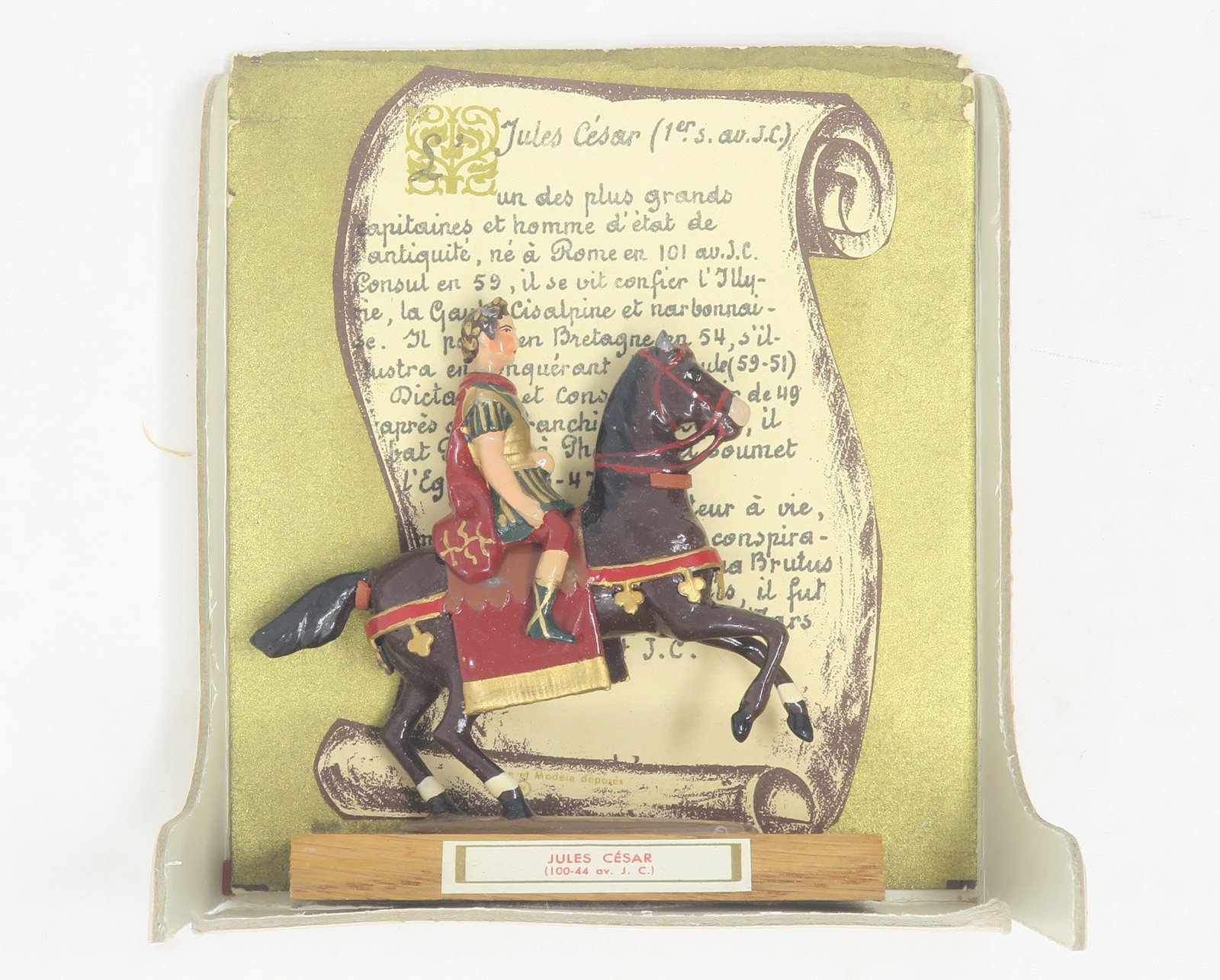 CBG Mignot Julius Ceasar,: in original packaging, very good, box good, 1 piece, (c. 1960)