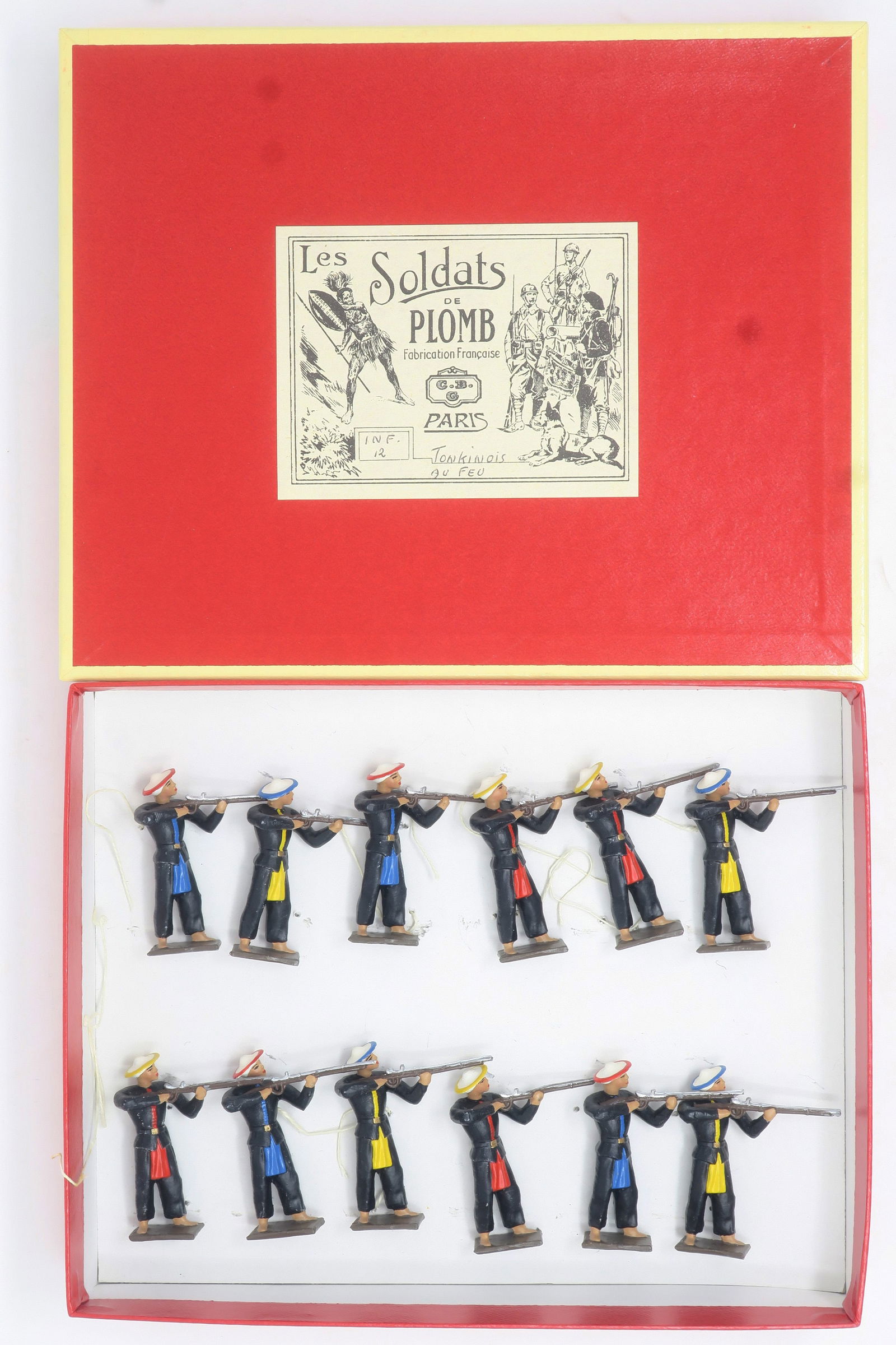 CBG Mignot Chinese (Tonkinois)  infantry firing, (1 of 1)