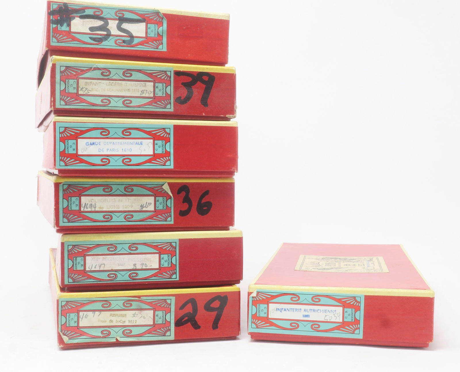 CBG Mignot empty boxes, (1 of 1)