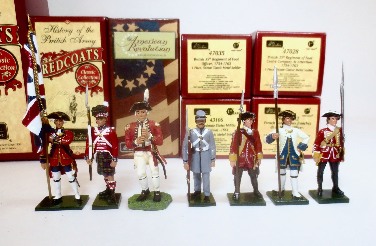 Britains Redcoats & Bluecoats Single Figures (1 of 1)