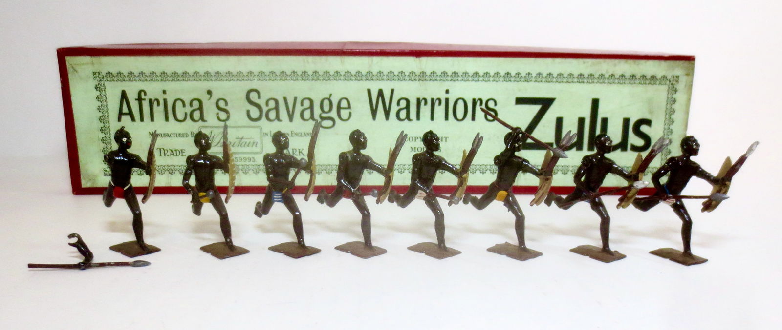 Britains #147 Africa's Savage Zulu Warriors (1 of 1)