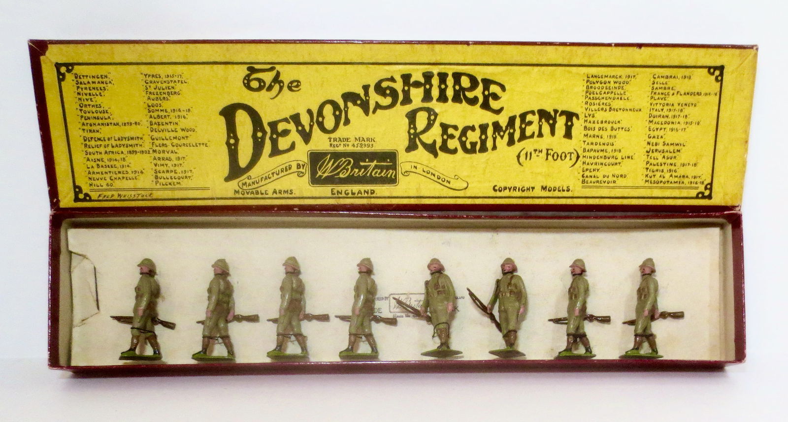 Britains #110 The Devonshire Regiment 11th Foot (1 of 1)