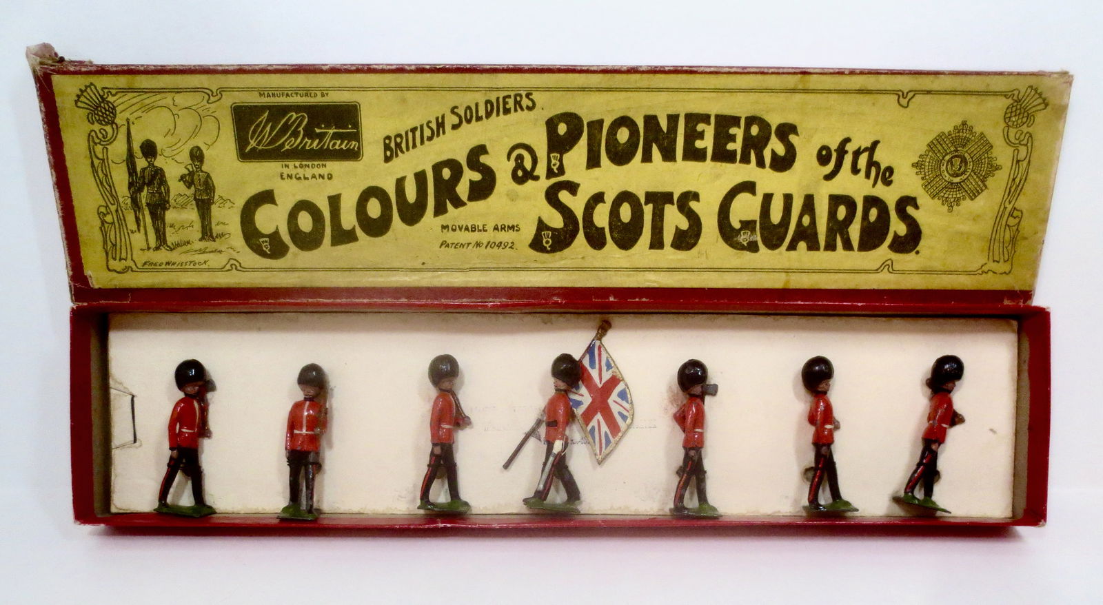 Britains #82 Scots Guards Colours & Pioneers (1 of 1)