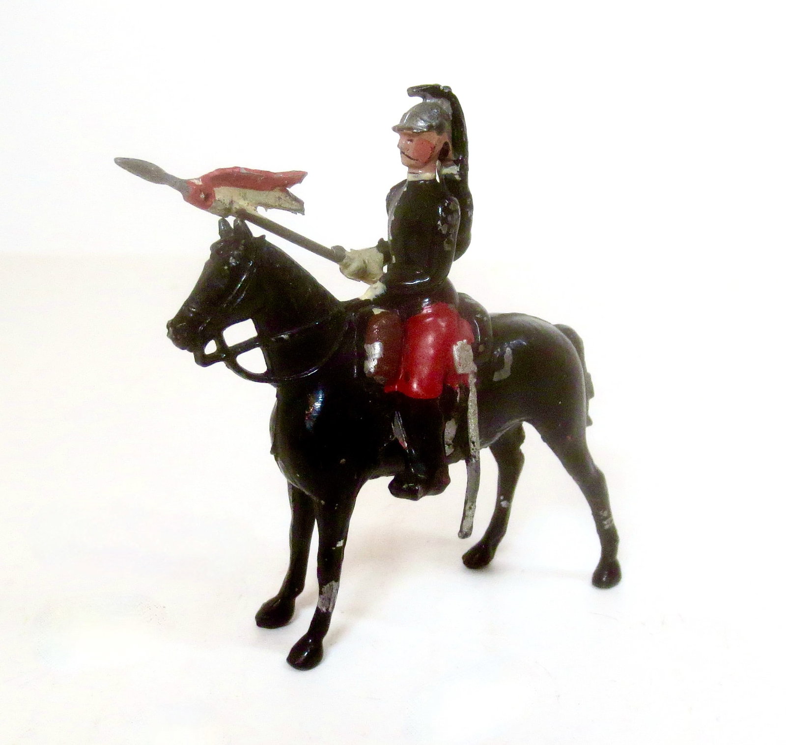 Britains RARE Paris Office Dragon: Mounted with Lance. Pre war. 1 piece. Excellent condition. Unboxed.
