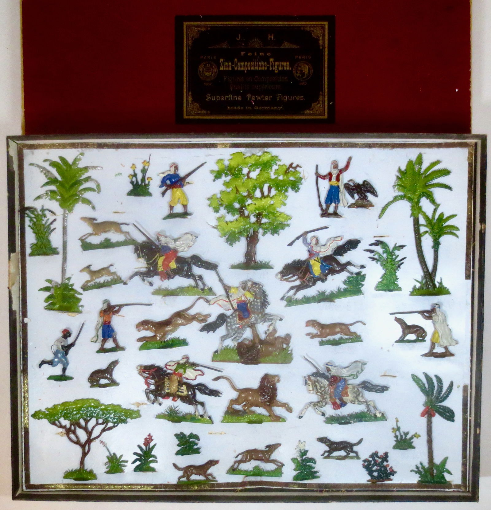 Haffner RARE Demi Ronde Lion Hunt Set (1 of 1)