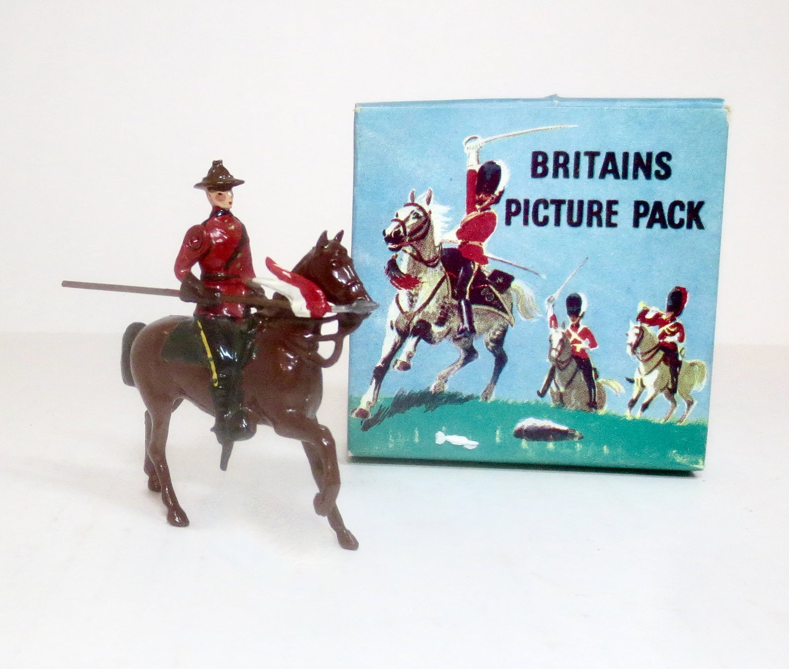 Britains #1373B RCMP Picture Pack: Post war issue. 1 piece. Near mint condition. Box excellent.