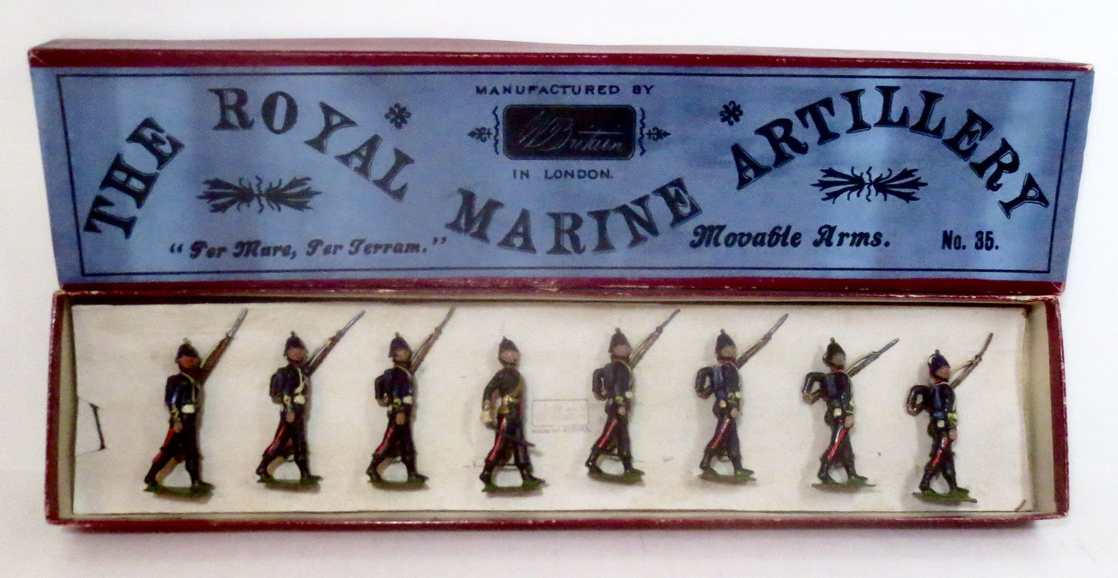 Britains #35 Royal Marines Artillery (1 of 1)