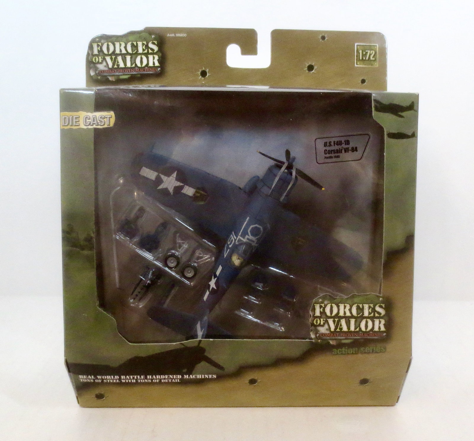 Forces of Valor U.S. Corsair: 1:72 scale. New in the box condition. Box excellent.