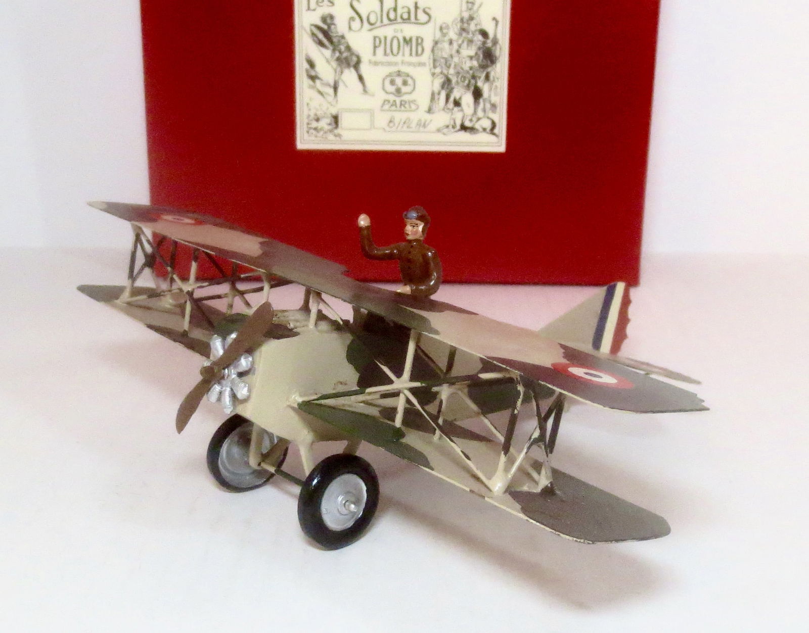 Mignot Biplane And  Pilot Boxed Set (1 of 1)