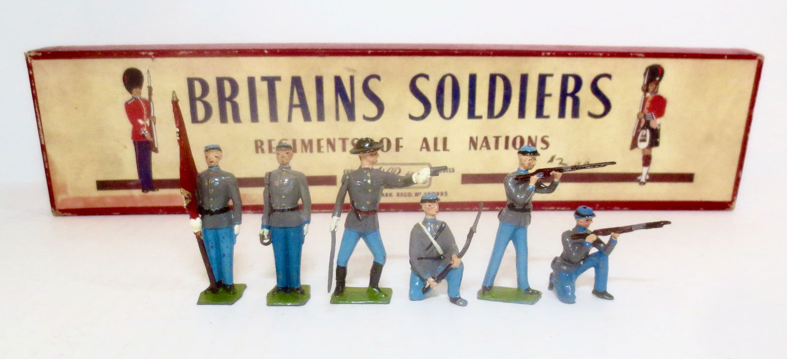 Britains #2060 Confederate Infantry (1 of 1)