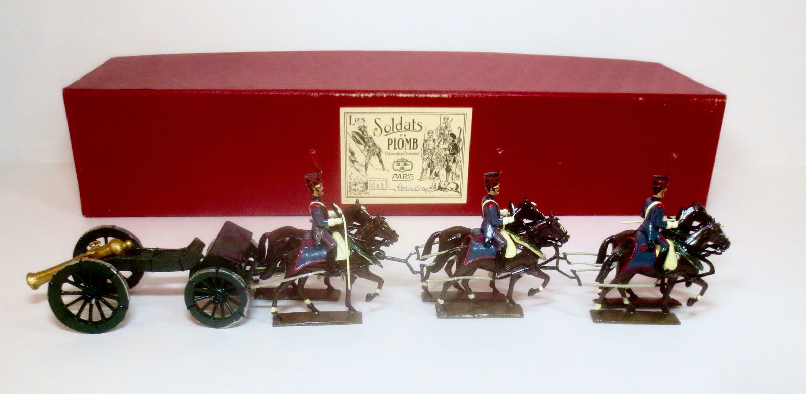Mignot French Horse Drawn Artillery Set (1 of 1)