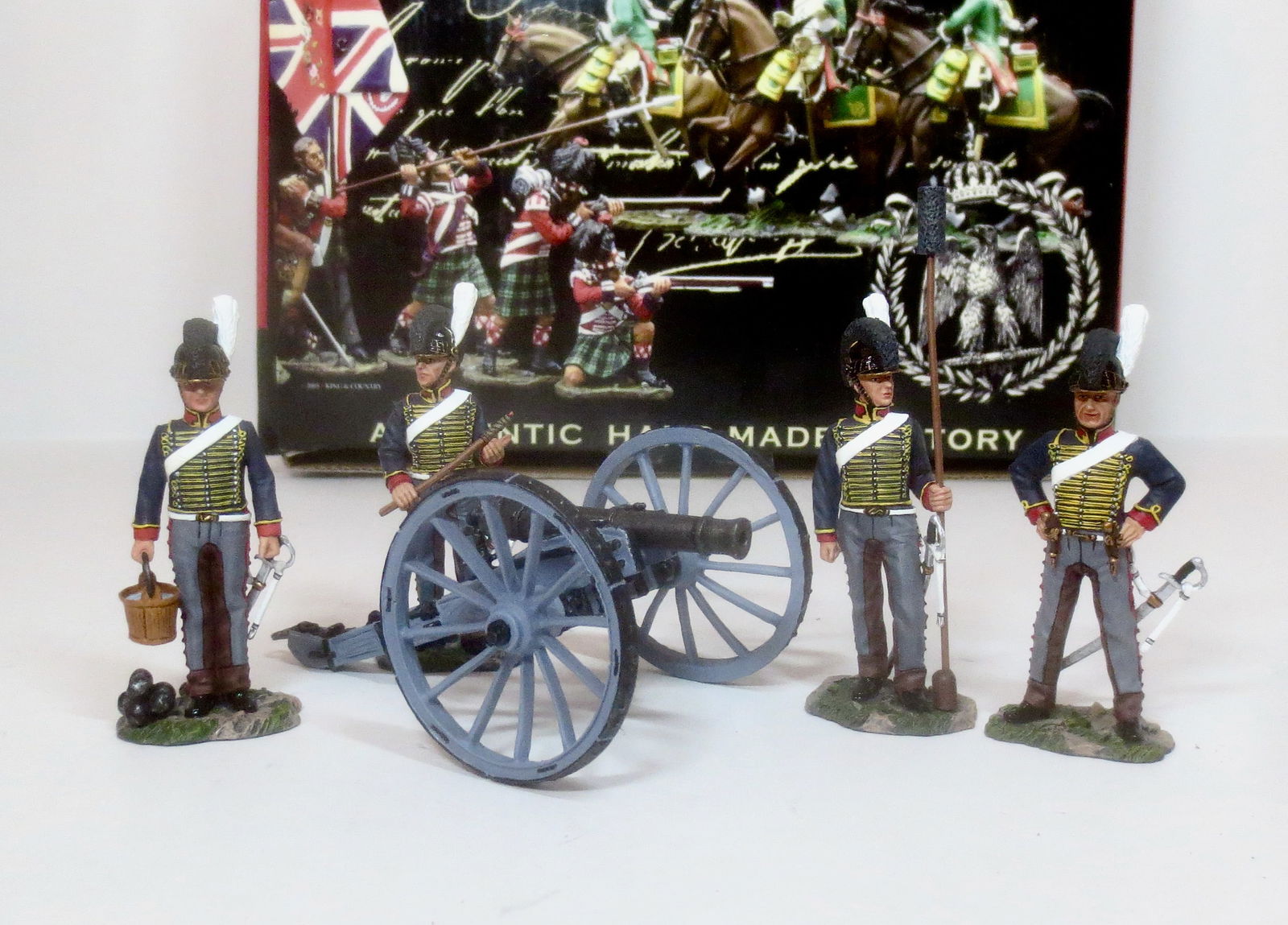 King & Country #NA098 French 6 Pounder: With Crew. 5 pieces. Mint condition. Box excellent.
