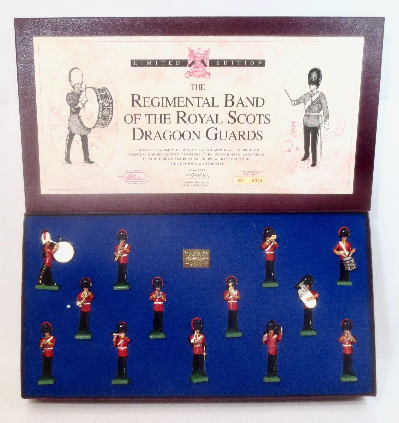 Britains #00102 Royal Scots Dragoon Guards Band (1 of 1)