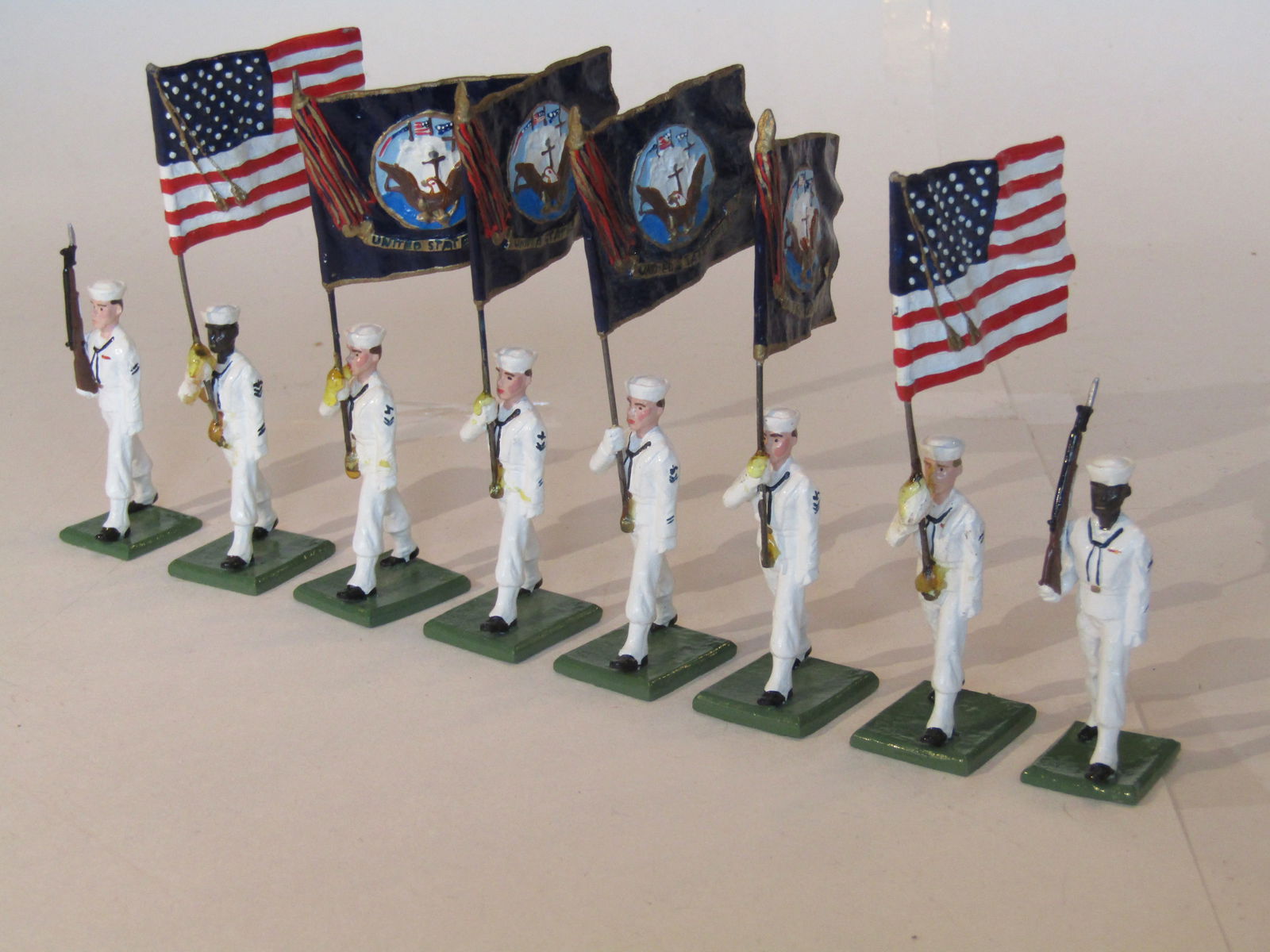 Ron Wall Miniatures US Navy Color Party (1 of 2)