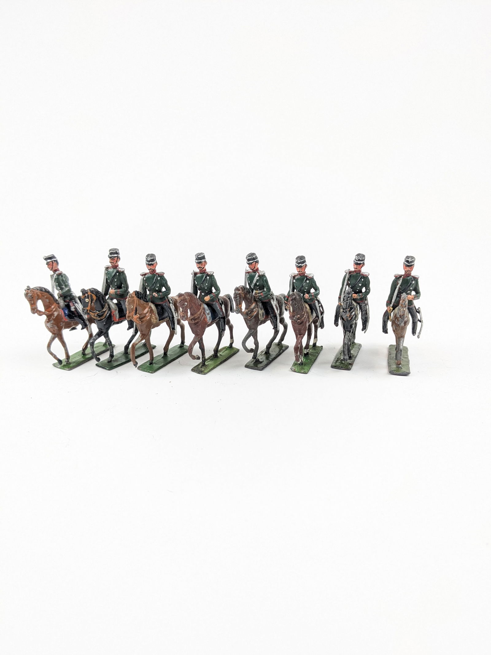 Heyde Mounted Officers: 8 Pieces Condition Very Good (Restored) No Box