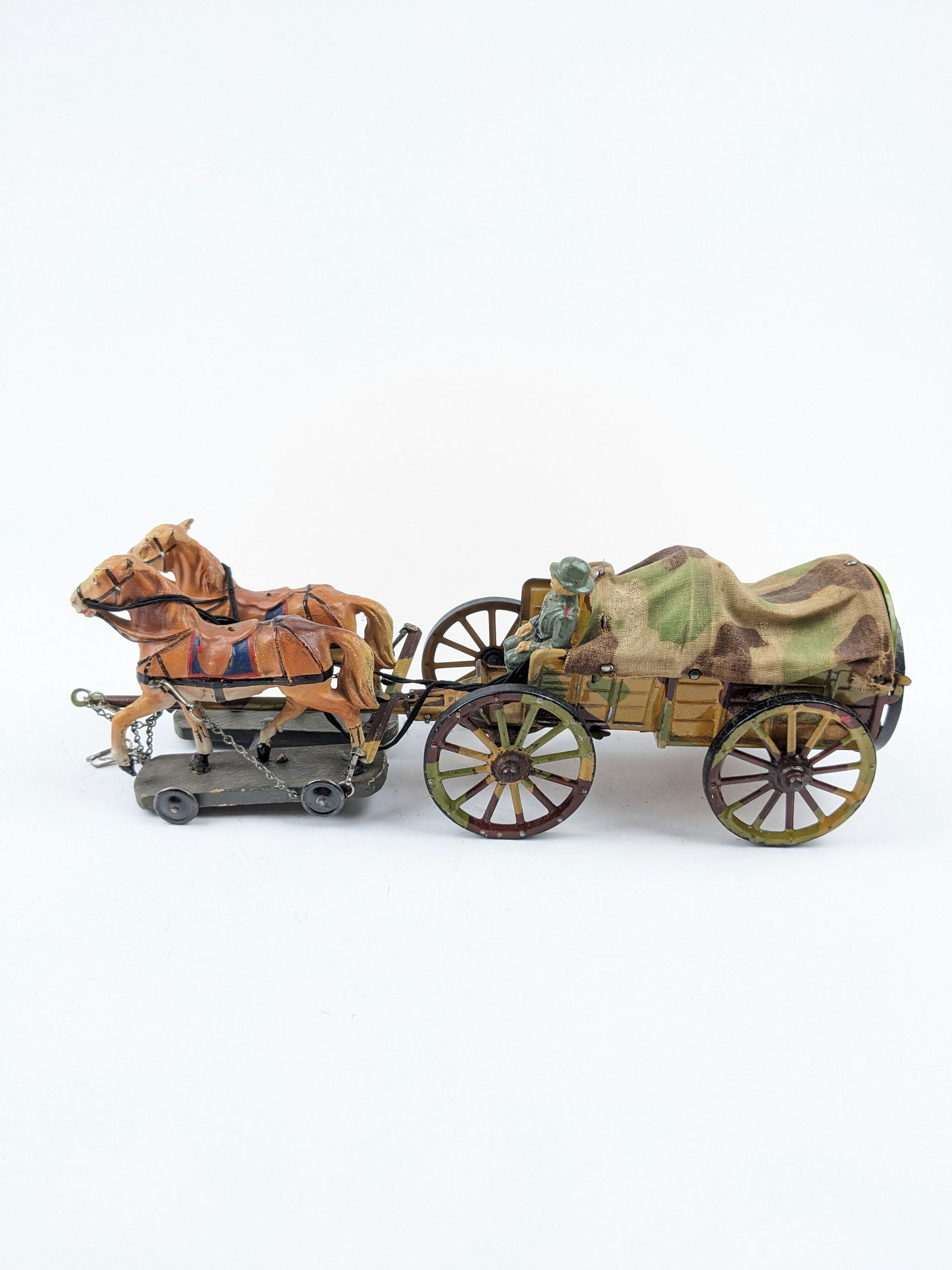 Lineol German Camo Covered Wagon (1 of 1)