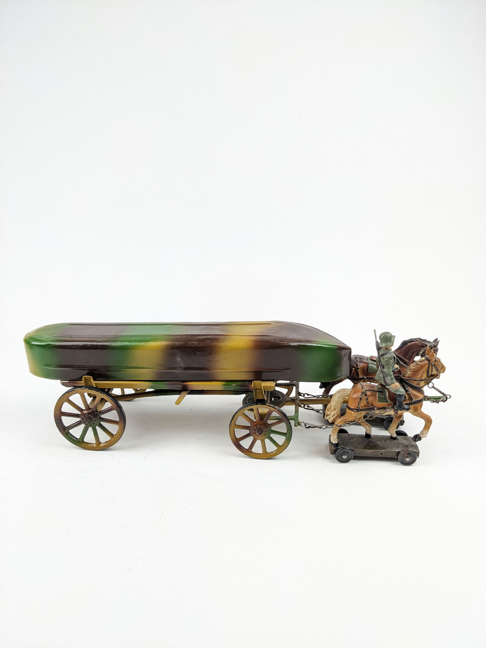 Lineol German Camo Pontoon Boat 7cm (1 of 1)