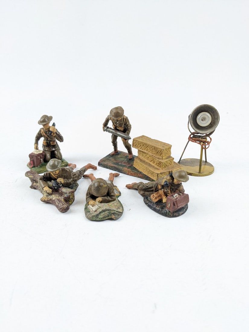 Elastolin  American WWI Various Poses 7cm (1 of 1)