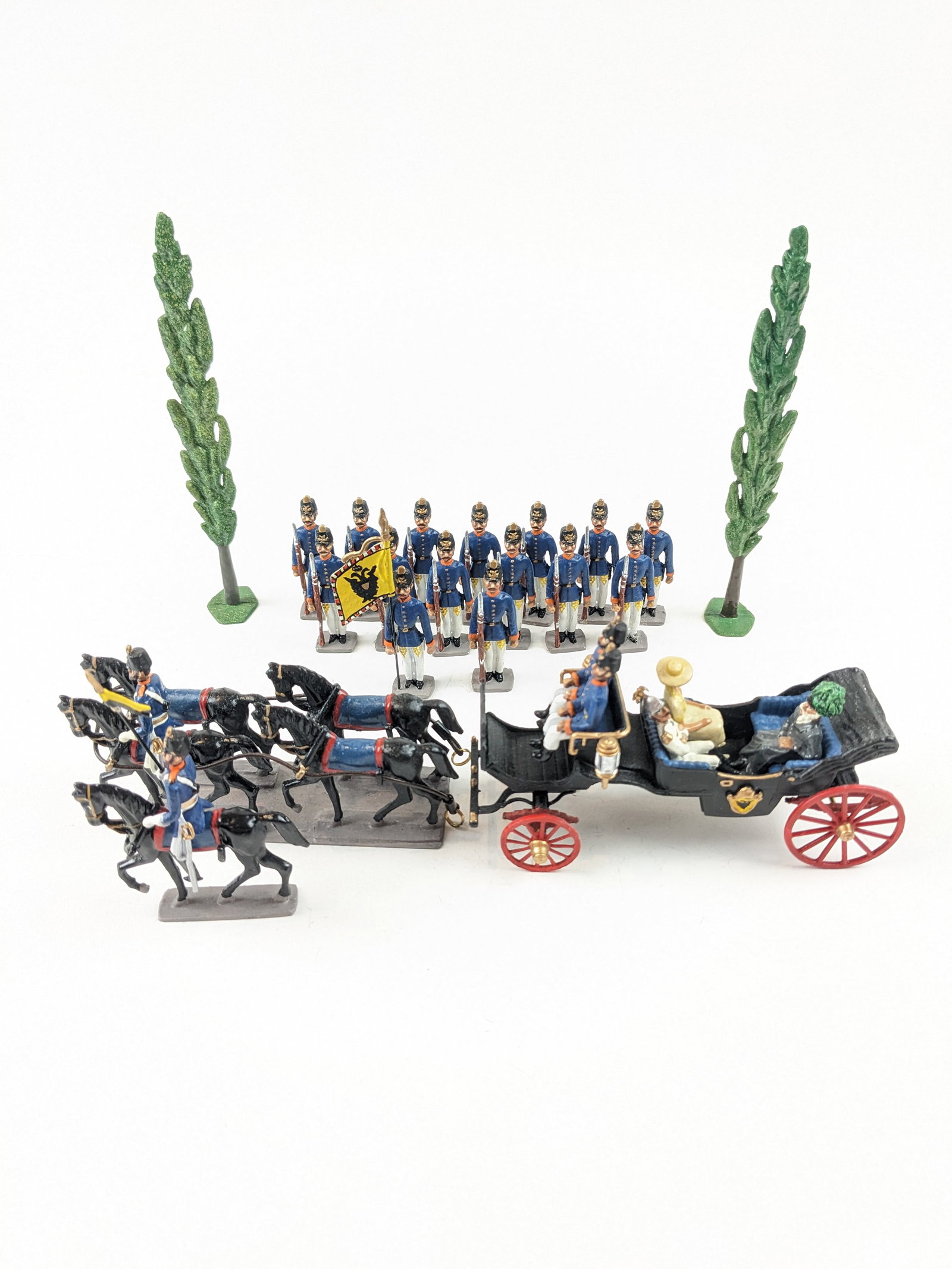 Wollner Prussian Royal Carriage 45mm: 26 Pieces Condition Excellent No Box