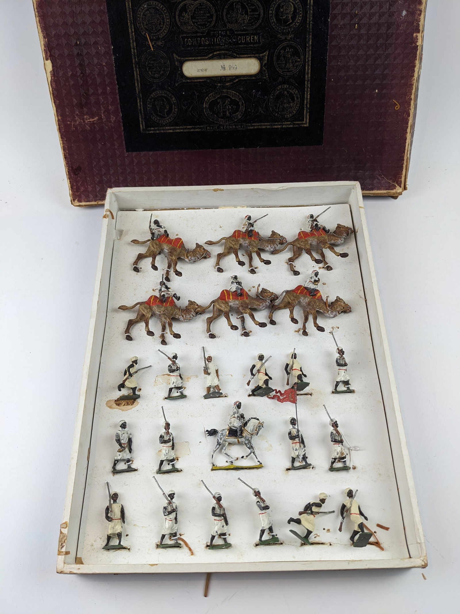 Heyde No. 969 Arabs: 23 Pieces Condition Good-Very Good (6 Mismatched) Box Fair