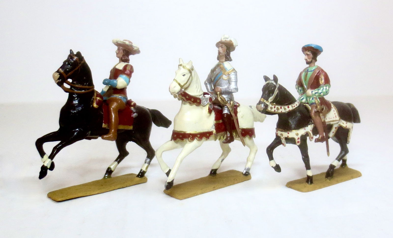 Mignot Trio of Mounted Figures (1 of 1)