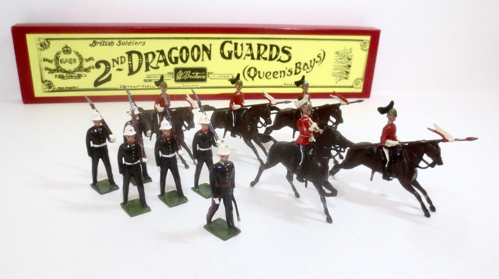 Britains #44 The Queen's Bays with Repro Box (1 of 1)