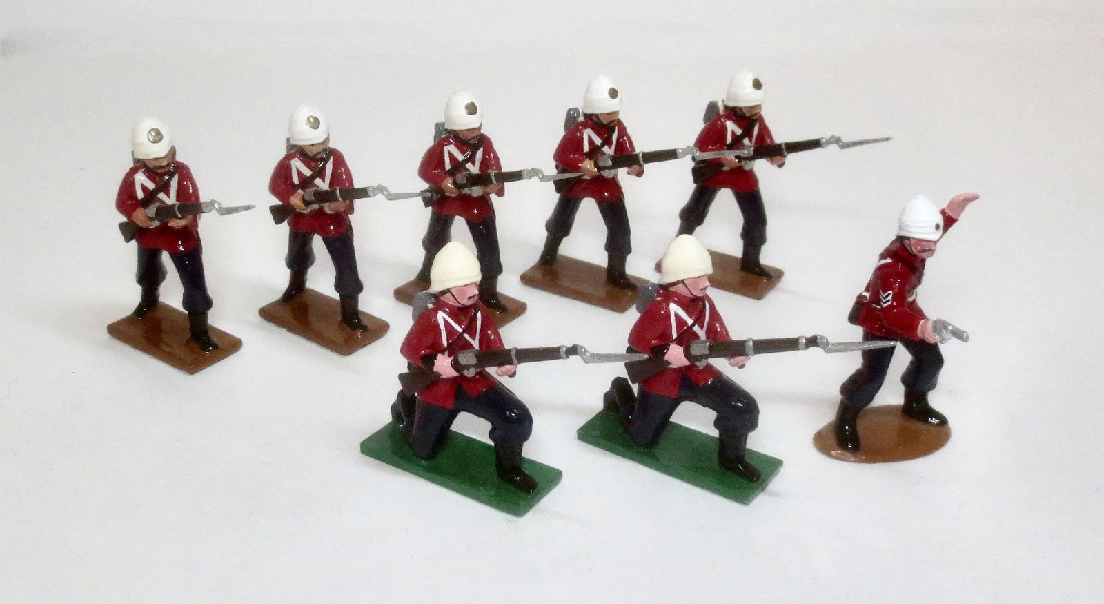 Trophy British Infantry With Officer in Action (1 of 1)