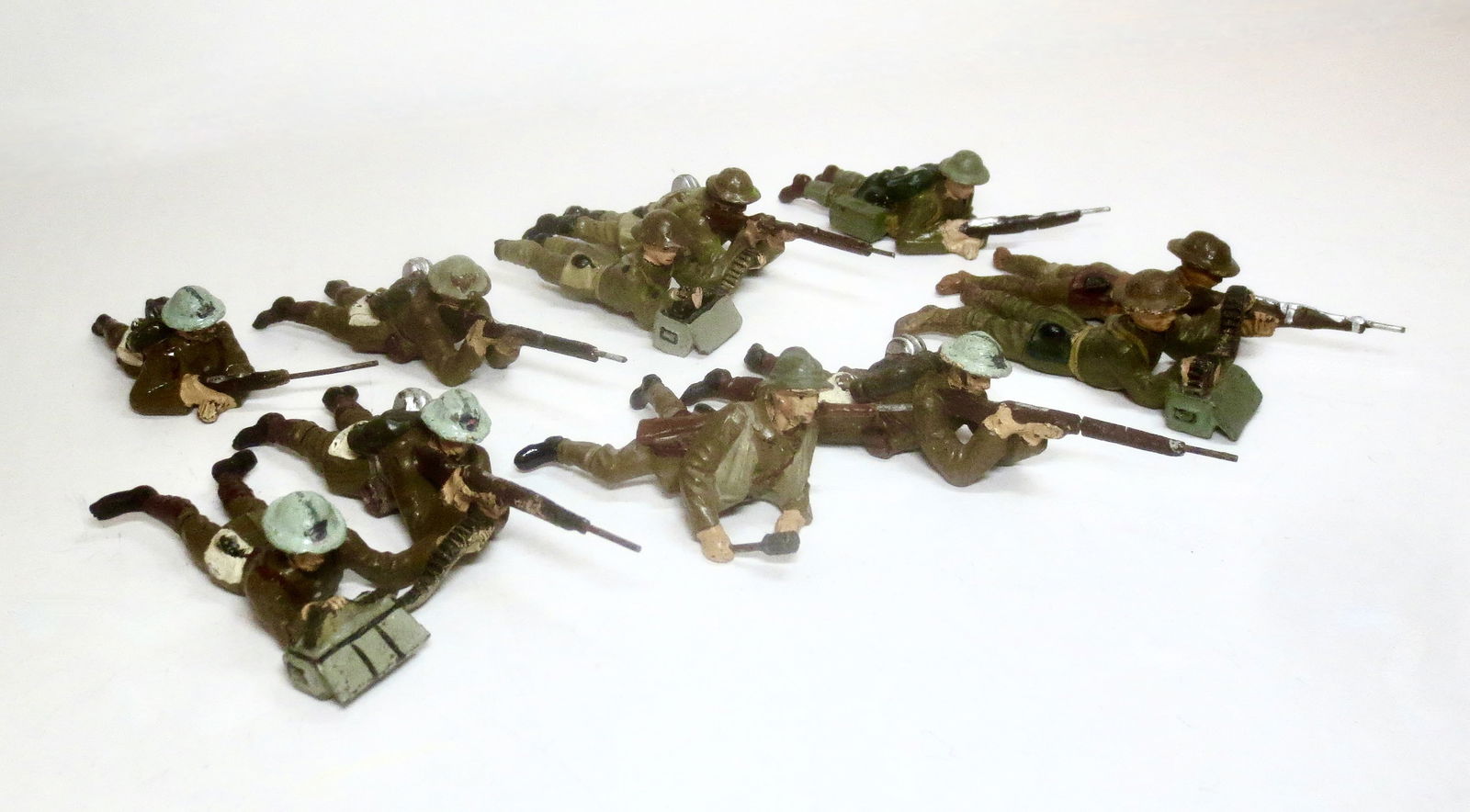 Lineol & Elastolin Composition Infantry In Action (1 of 1)