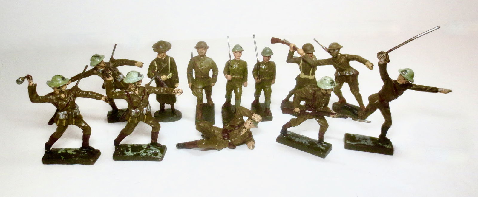 Lineol & Elastolin Composition Infantry In Action (1 of 1)