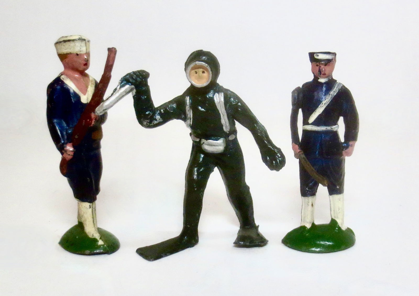 Trio of Navy & Marines Figures (1 of 1)