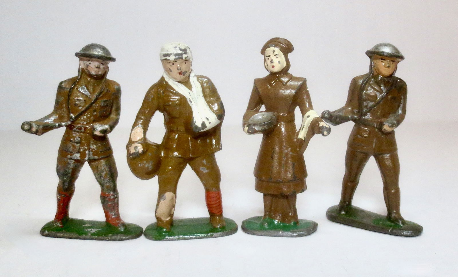 RARE Dimestore Tommy Toys Doctors, Wounded & Nurse (1 of 1)