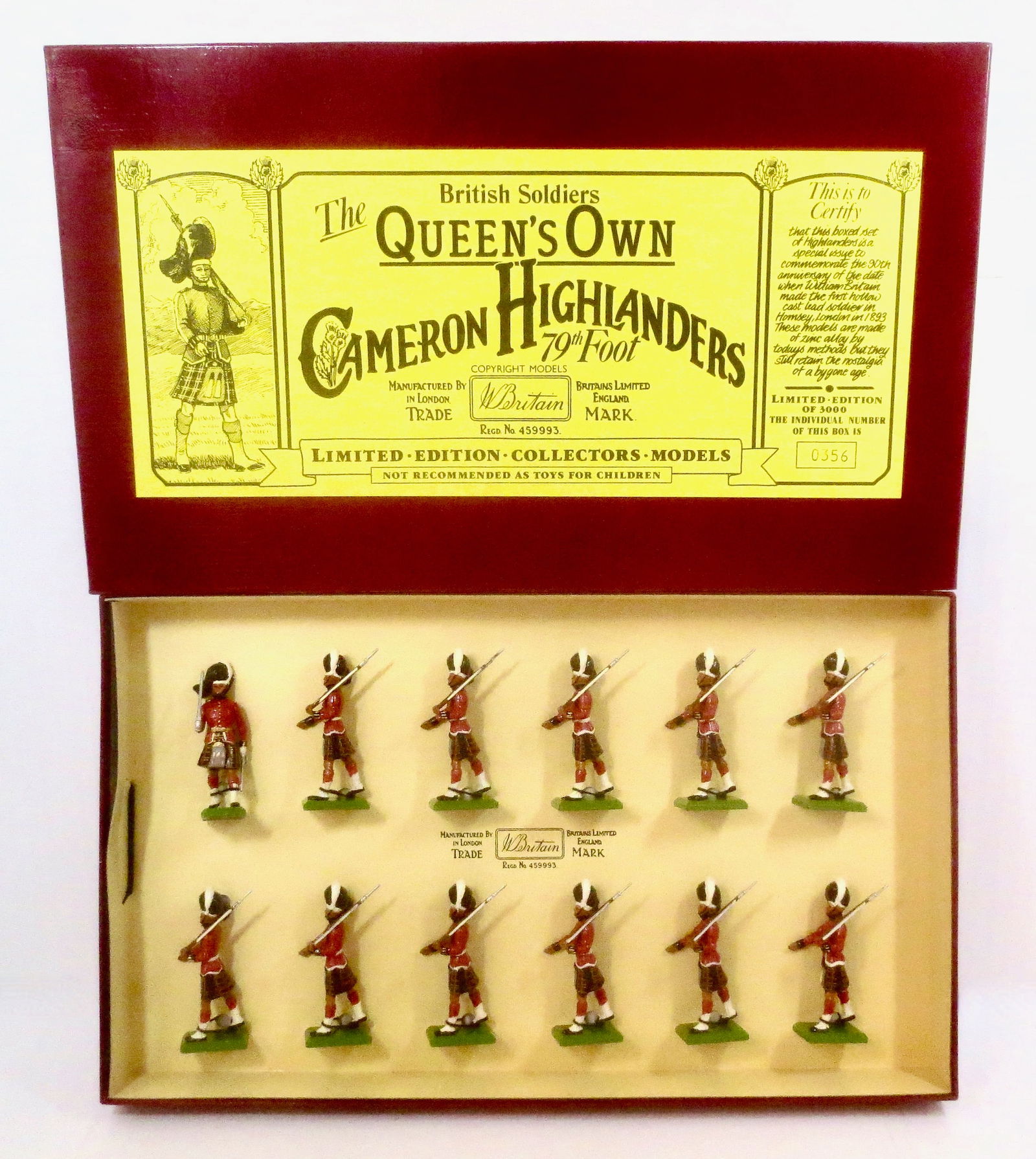 Britains #5183 Cameron Highlanders 79th Foot (1 of 1)