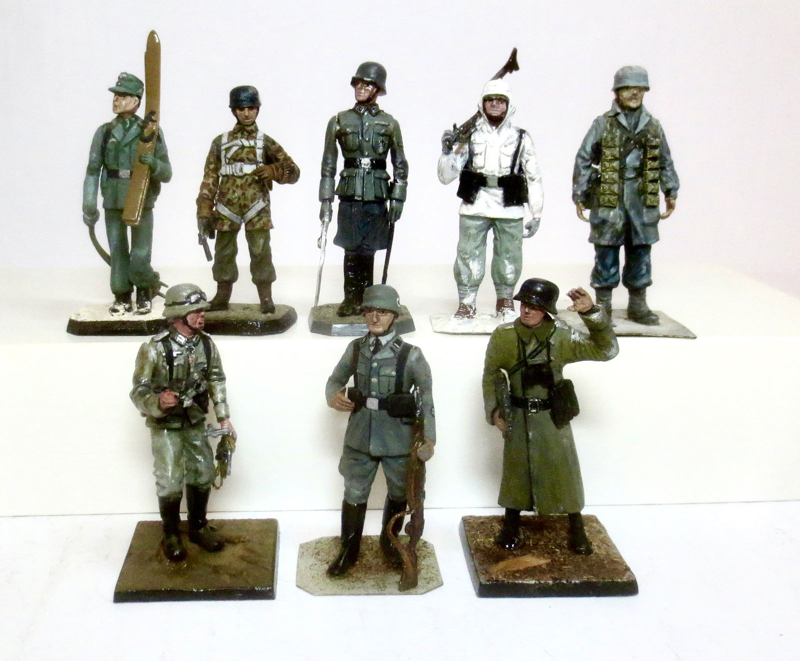 Assorted WWII Military Model Figures (1 of 1)