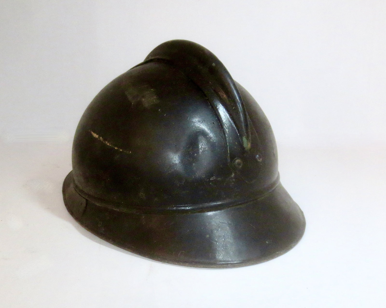 Military Steel Helmet: 11.5" long, 8" wide.