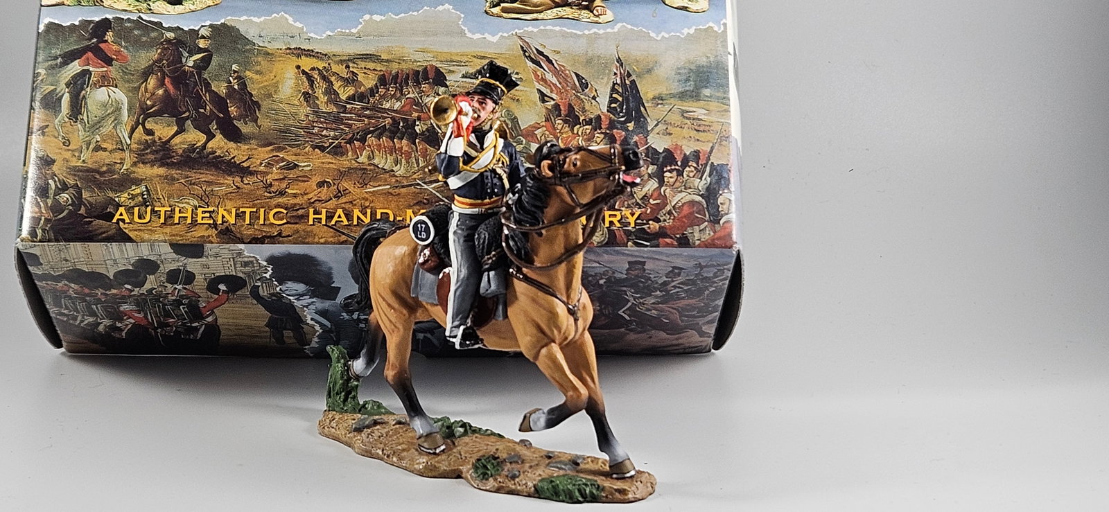 King & Country CRW05 17th Lancer Bugler: King & Country Toy Soldiers - UK Only Crimean War Series - Retired Piece - CRW05 - 17th Lancer Bugler. Excellent in Original Box, 1 piece.