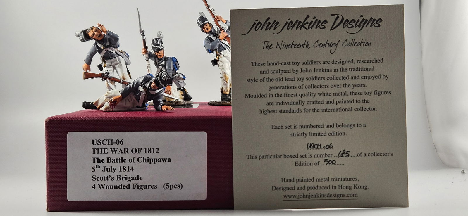 John Jenkins War of 1812 Scott's Brigade Wounded (1 of 3)