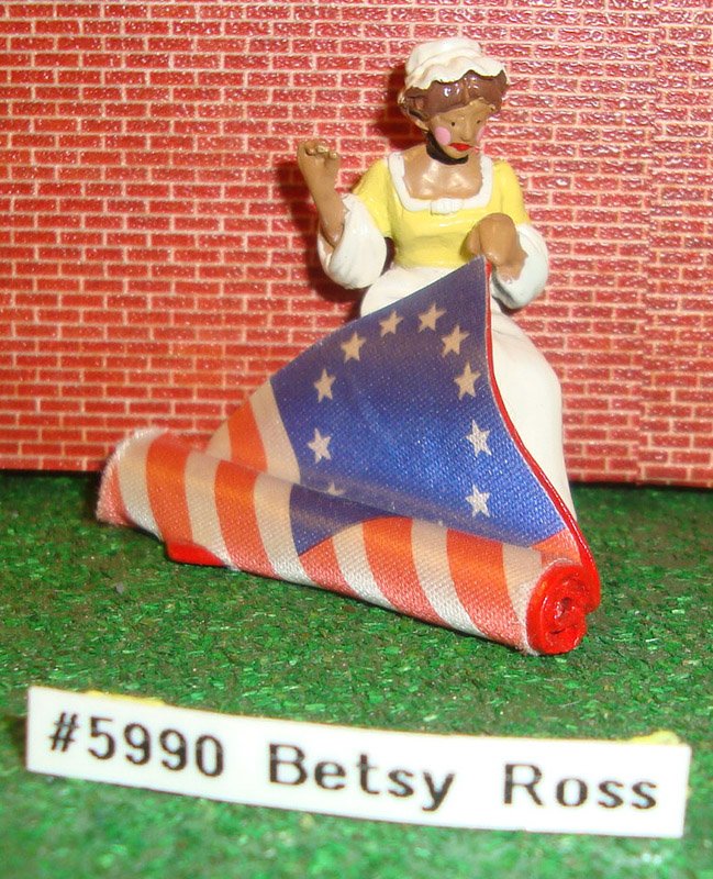 Britains Set # 5990 Betsy Ross, with original box: 1 piece.
