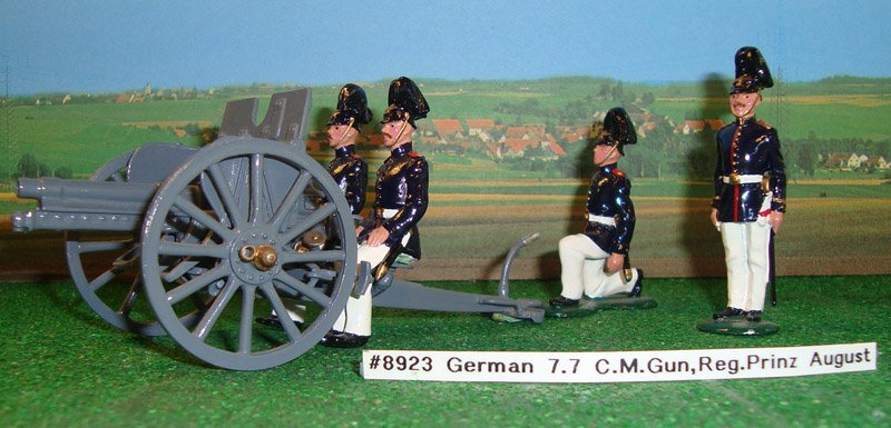 Britains Set # 8923 German 7.7 Gun & Crew, with or