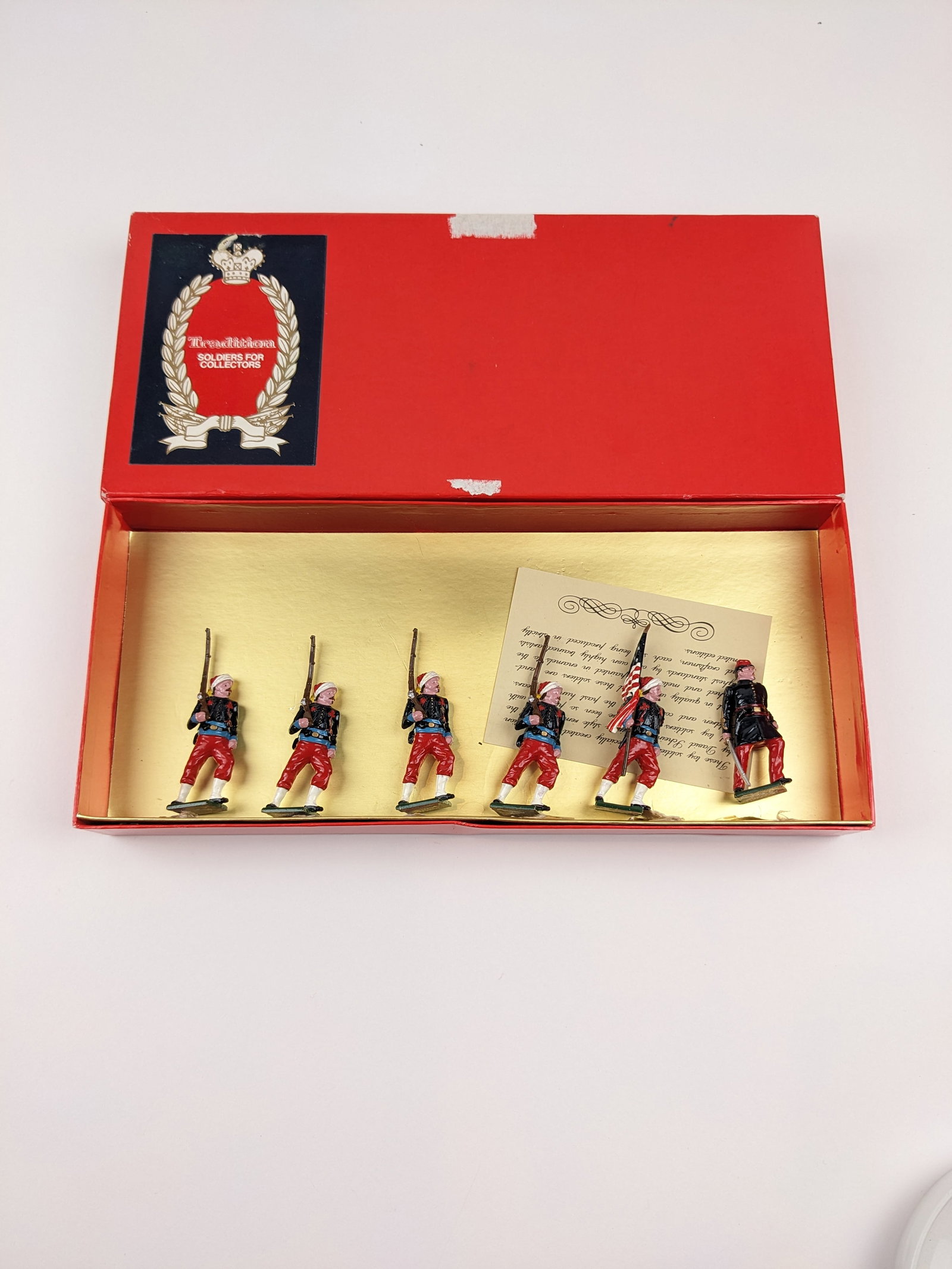 Tradition #64 114th PA Volunteers: 6 Pieces Condition Excellent Box Good